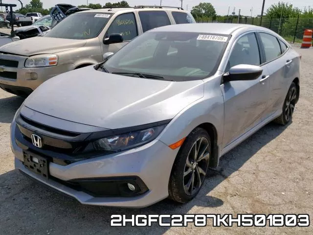 2HGFC2F87KH501803 фото 3
