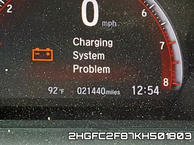 2HGFC2F87KH501803 фото 9