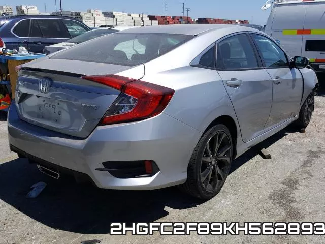 2HGFC2F89KH562893 фото 5