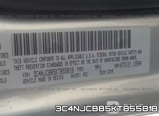 3C4NJCBB5KT855818 фото 10
