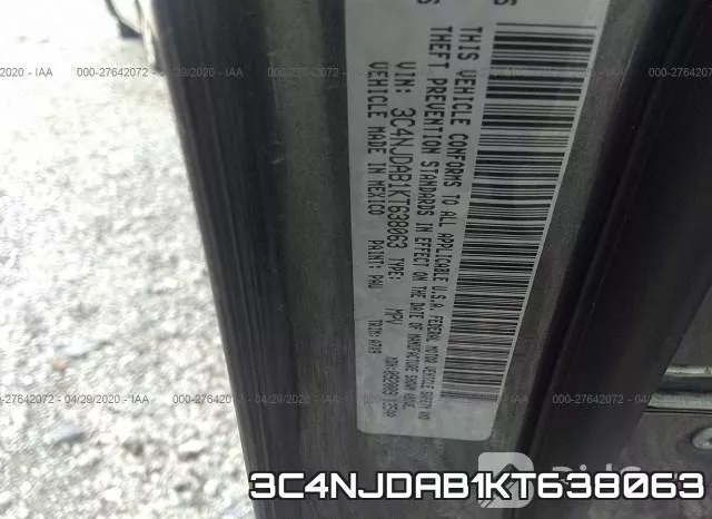 3C4NJDAB1KT638063 фото 10