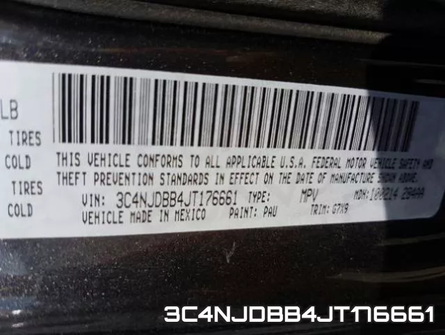 3C4NJDBB4JT176661 фото 2