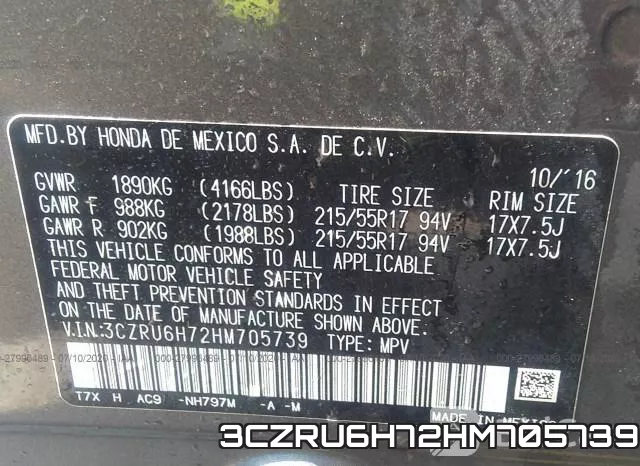 3CZRU6H72HM705739 фото 10
