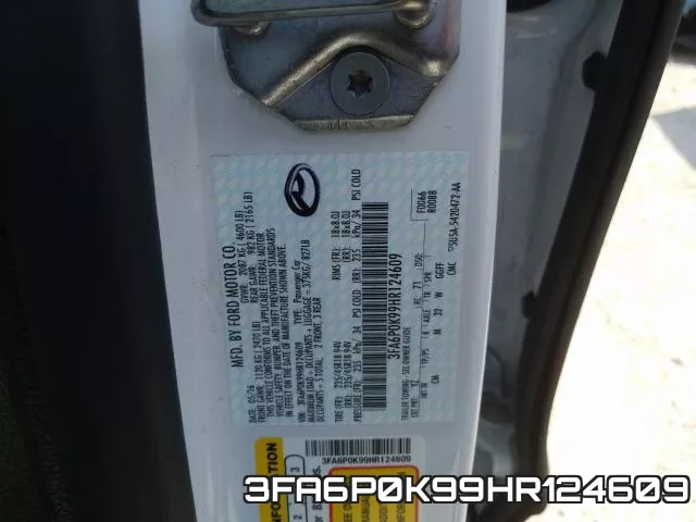 3FA6P0K99HR124609 фото 2