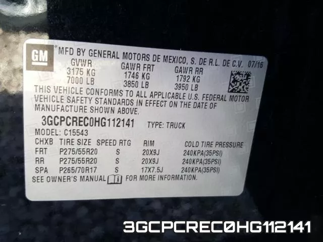 3GCPCREC0HG112141 фото 2