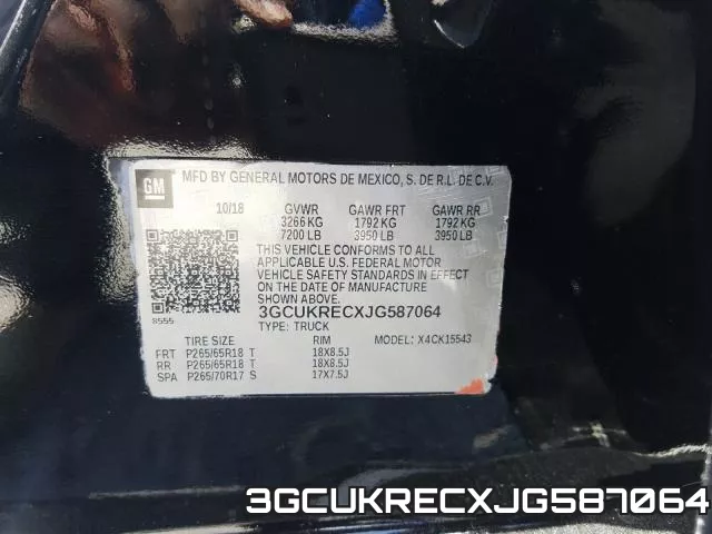 3GCUKRECXJG587064 фото 2