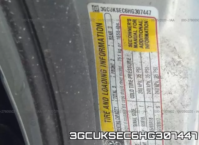 3GCUKSEC6HG307447 фото 10