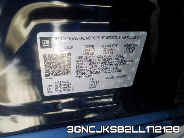 3GNCJKSB2LL172128 фото 2