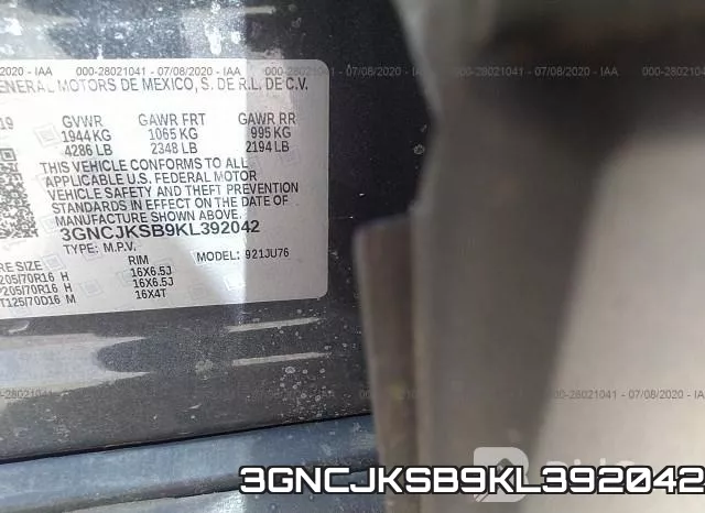 3GNCJKSB9KL392042 фото 10