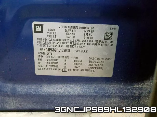 3GNCJPSB9HL132908 фото 2