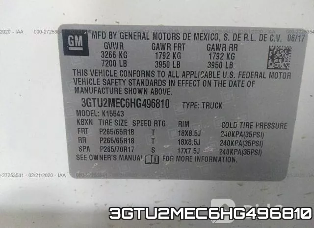 3GTU2MEC6HG496810 фото 10