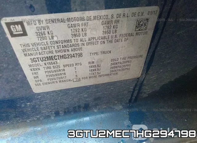 3GTU2MEC7HG294798 фото 10