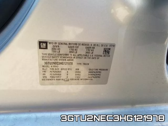 3GTU2NEC3HG121978 фото 2