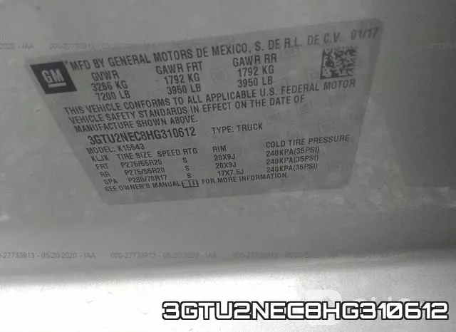 3GTU2NEC8HG310612 фото 10