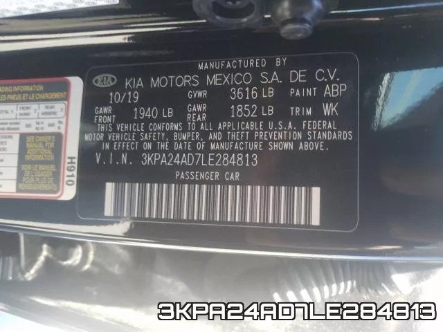 3KPA24AD7LE284813 фото 2