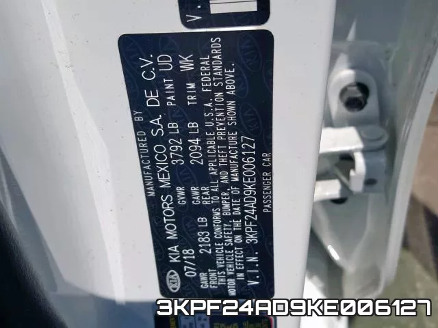 3KPF24AD9KE006127 фото 2