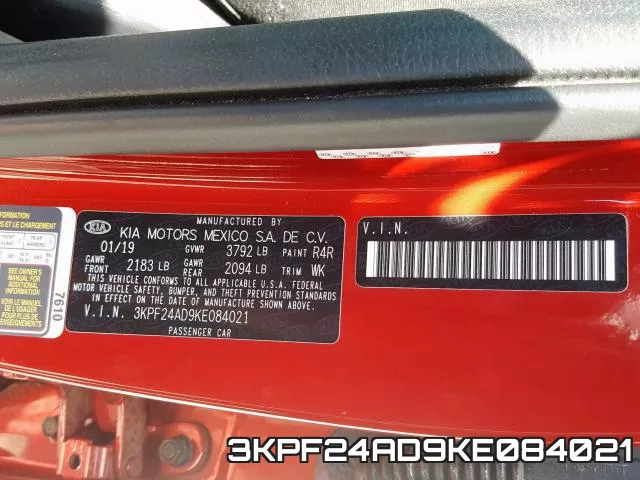 3KPF24AD9KE084021 фото 2