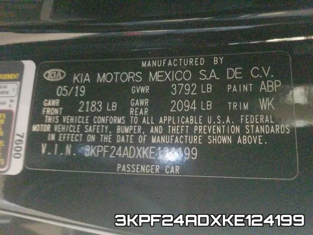 3KPF24ADXKE124199 фото 2