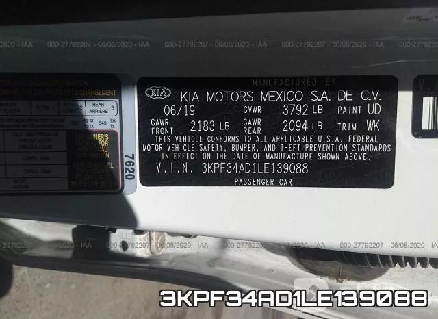 3KPF34AD1LE139088 фото 10