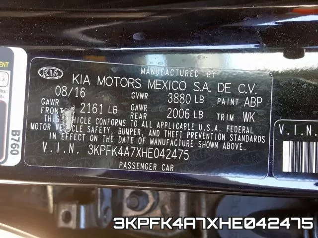 3KPFK4A7XHE042475 фото 2
