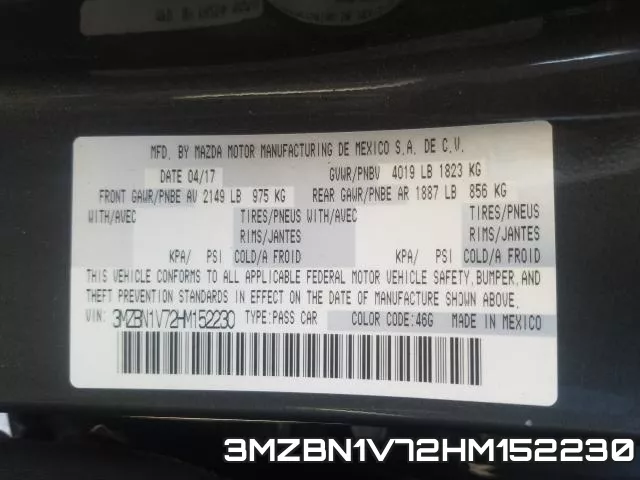 3MZBN1V72HM152230 фото 2