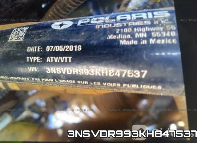 3NSVDR993KH847537 фото 2