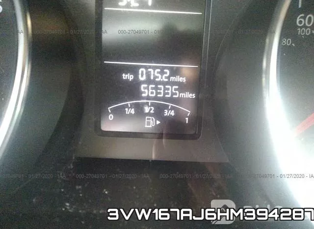 3VW167AJ6HM394287 фото 8