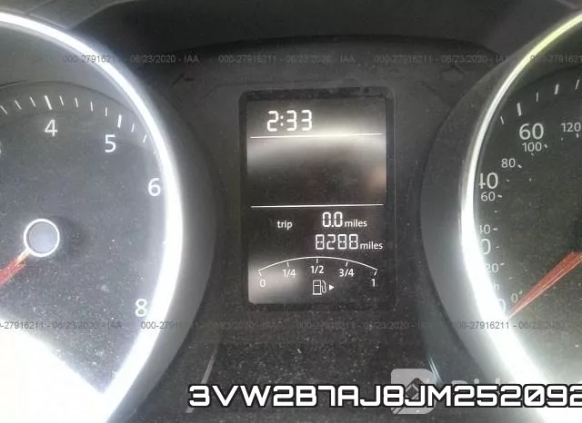 3VW2B7AJ8JM252092 фото 8