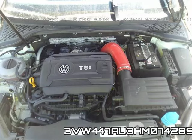 3VW447AU3HM074289 фото 2