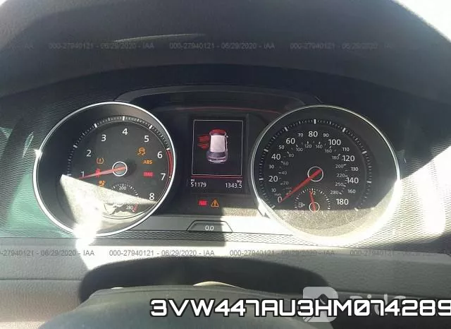 3VW447AU3HM074289 фото 8