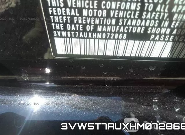 3VW5T7AUXHM072868 фото 10