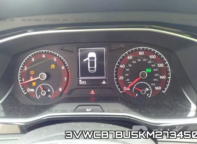 3VWCB7BU5KM273450 фото 8