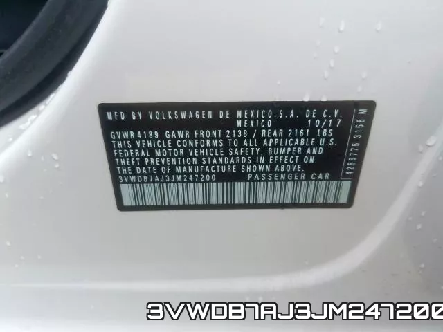 3VWDB7AJ3JM247200 фото 2