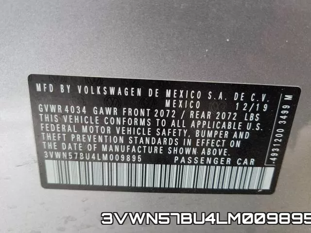 3VWN57BU4LM009895 фото 2
