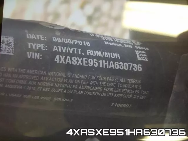 4XASXE951HA630736 фото 2
