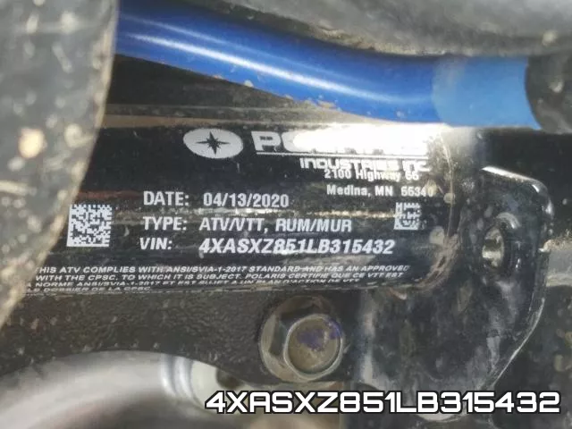 4XASXZ851LB315432 фото 2