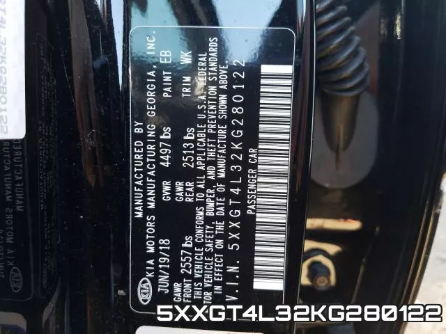 5XXGT4L32KG280122 фото 2