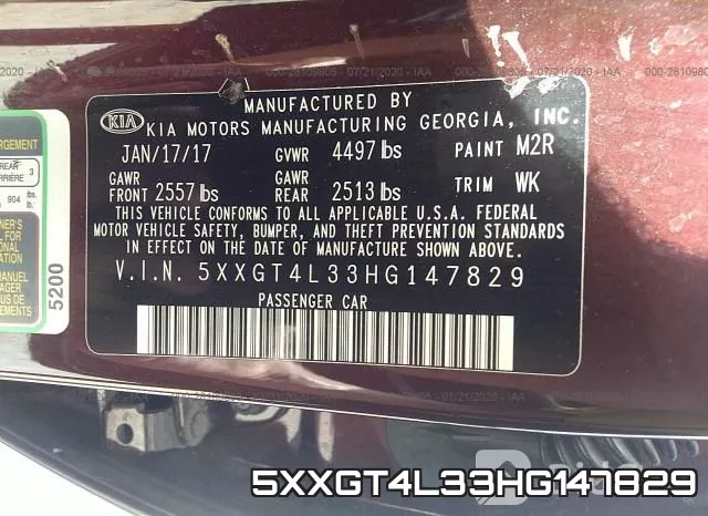 5XXGT4L33HG147829 фото 10