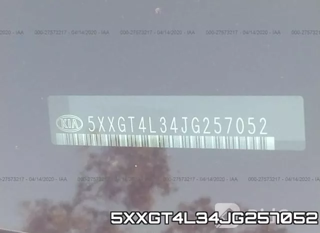 5XXGT4L34JG257052 фото 10