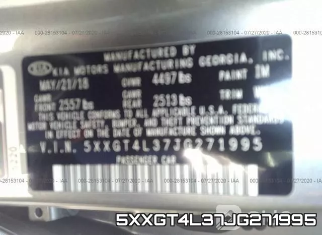 5XXGT4L37JG271995 фото 10