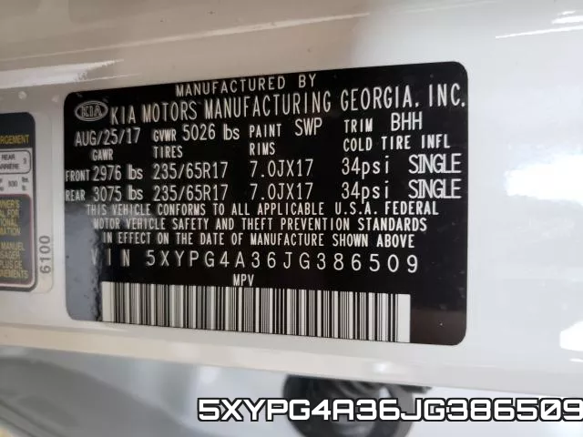 5XYPG4A36JG386509 фото 2