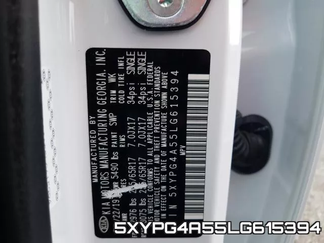 5XYPG4A55LG615394 фото 2