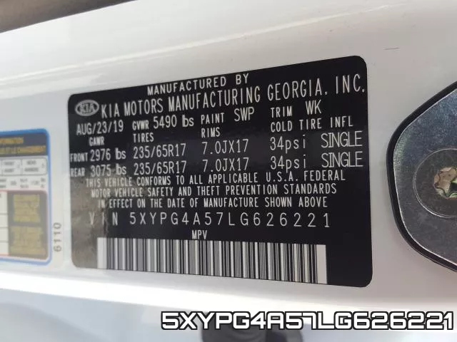 5XYPG4A57LG626221 фото 2
