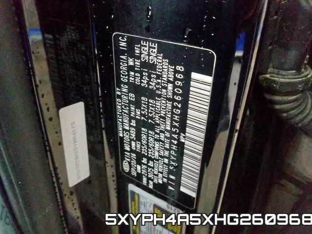 5XYPH4A5XHG260968 фото 2