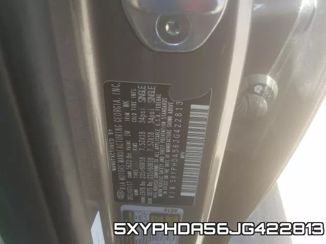 5XYPHDA56JG422813 фото 2