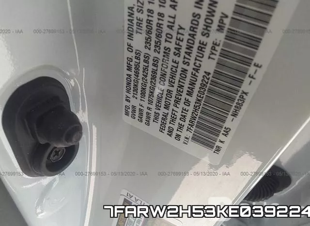 7FARW2H53KE039224 фото 10