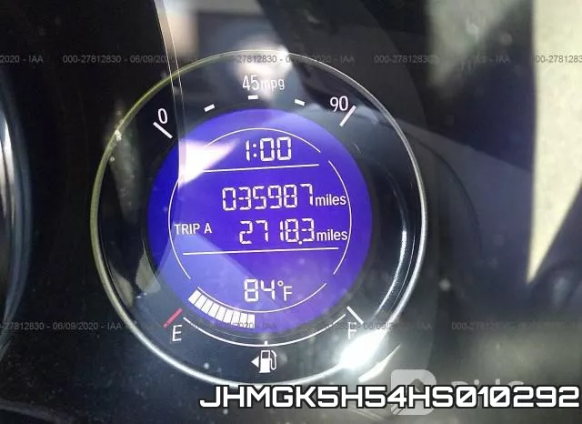 JHMGK5H54HS010292 фото 8