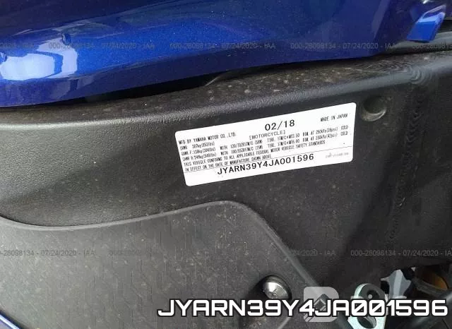 JYARN39Y4JA001596 фото 2