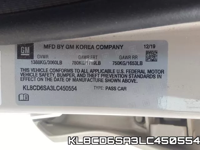 KL8CD6SA3LC450554 фото 2