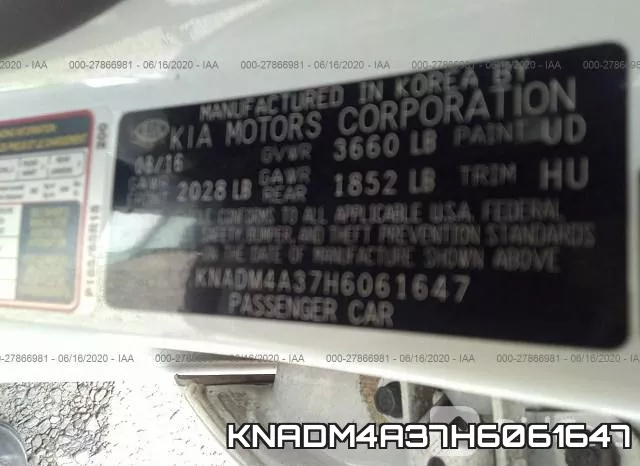 KNADM4A37H6061647 фото 10
